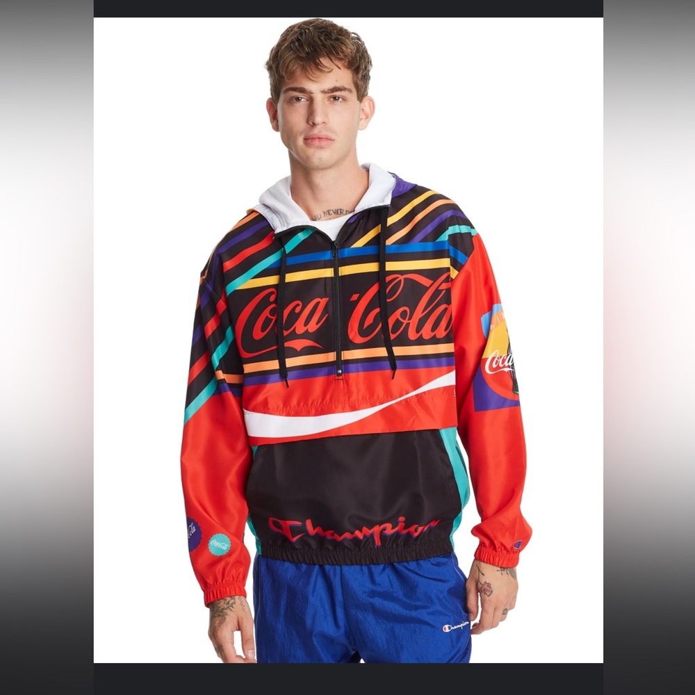 Champion x Coca-Cola Script Anorak Jacket